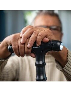 Bastone Estensibile con Luce LED, Allarme Acustico e Mano Meccanica Hannde InnovaGoods 2