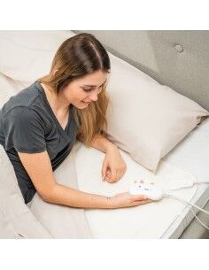 Scaldaletto Elettrico Matrimoniale Blewarm InnovaGoods 60+60 W 140 x 160 cm Bianco