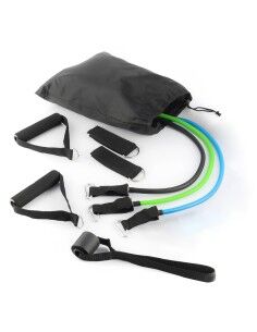 Set di Bande di Resistenza con Accessori e Manuale per gli Esercizi White Label 3 Unità (Ricondizionati B)