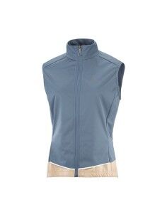 Gilet da corsa Salomon Light Shell W Azzurro Chiaro